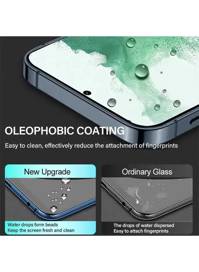 Galaxy S25 Tempered Glass Screen Protector 2 Pack Fingerprint Unlocking Full Coverage - Image 4